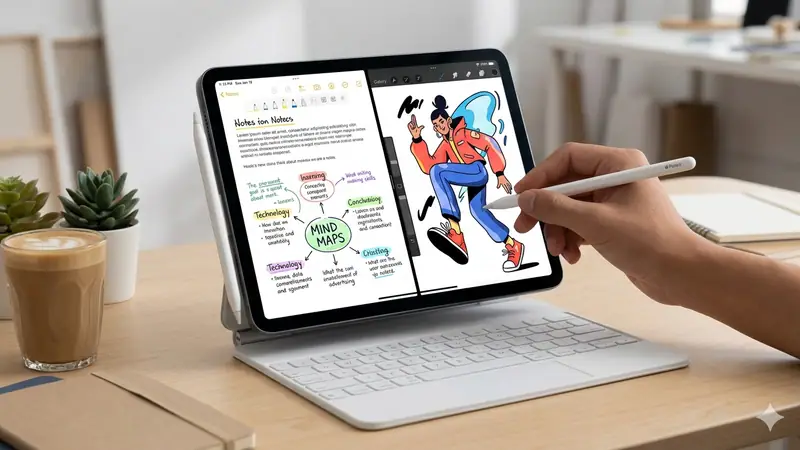 Apple Ipad Air Pro with Apple pencil Pro