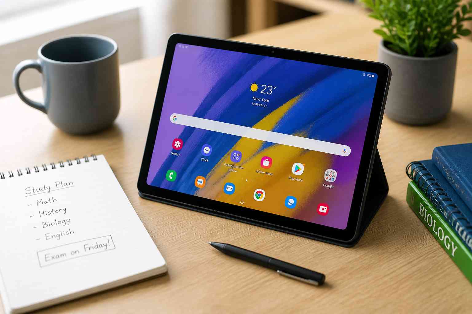 All-Day Battery for Nonstop Study