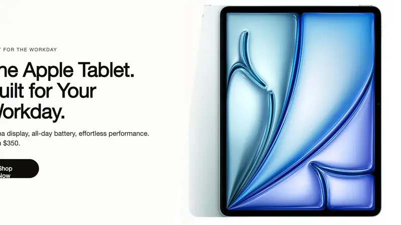 Free delivery + $34 off on Apple tablets